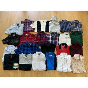 24 Piece Men’s Mall Brands Shirt Bundle, Size's X-SMALL & SMALL